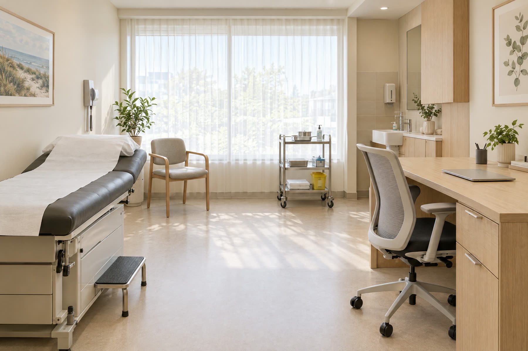 An empty consulting room